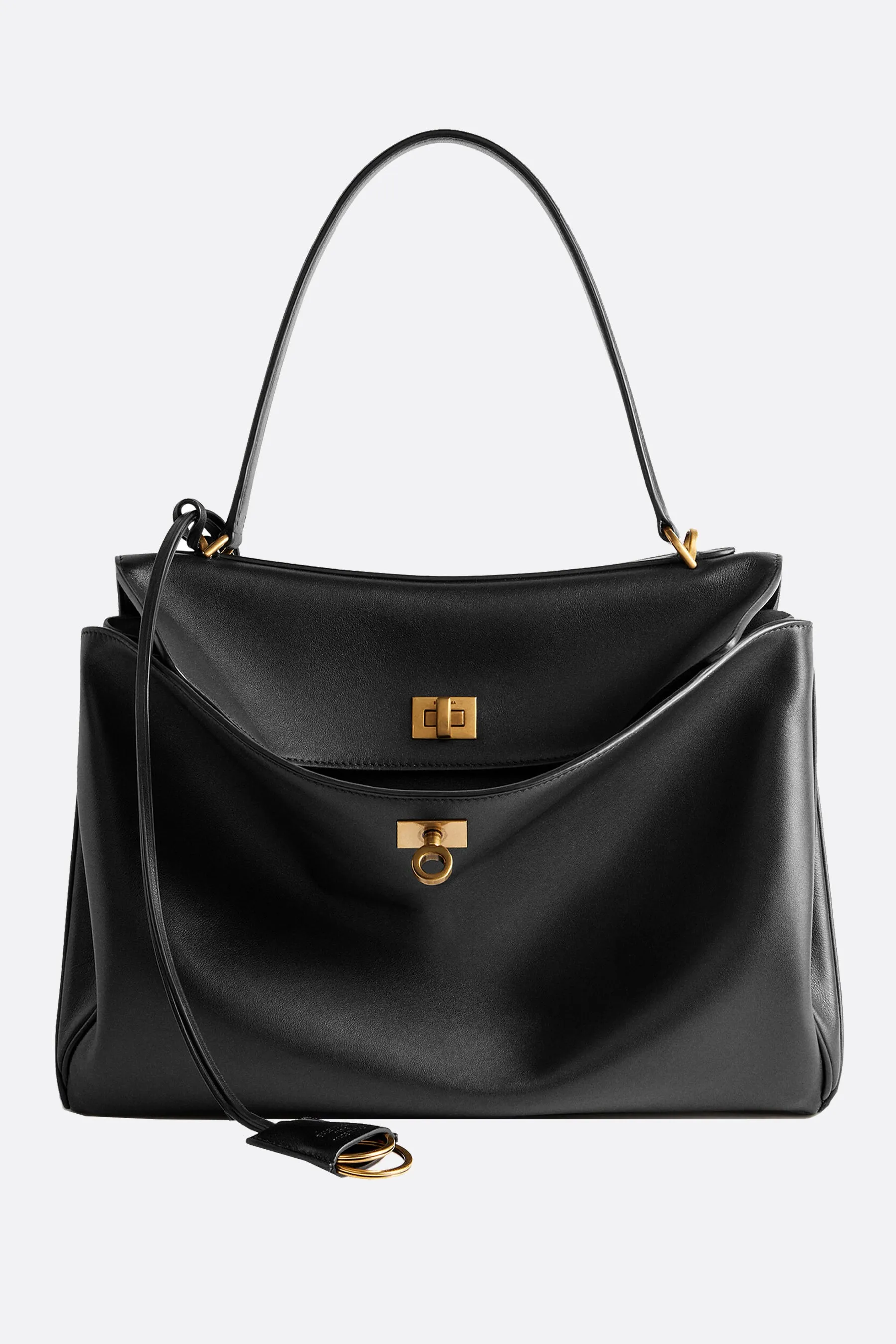 Rodeo medium smooth leather handbag
