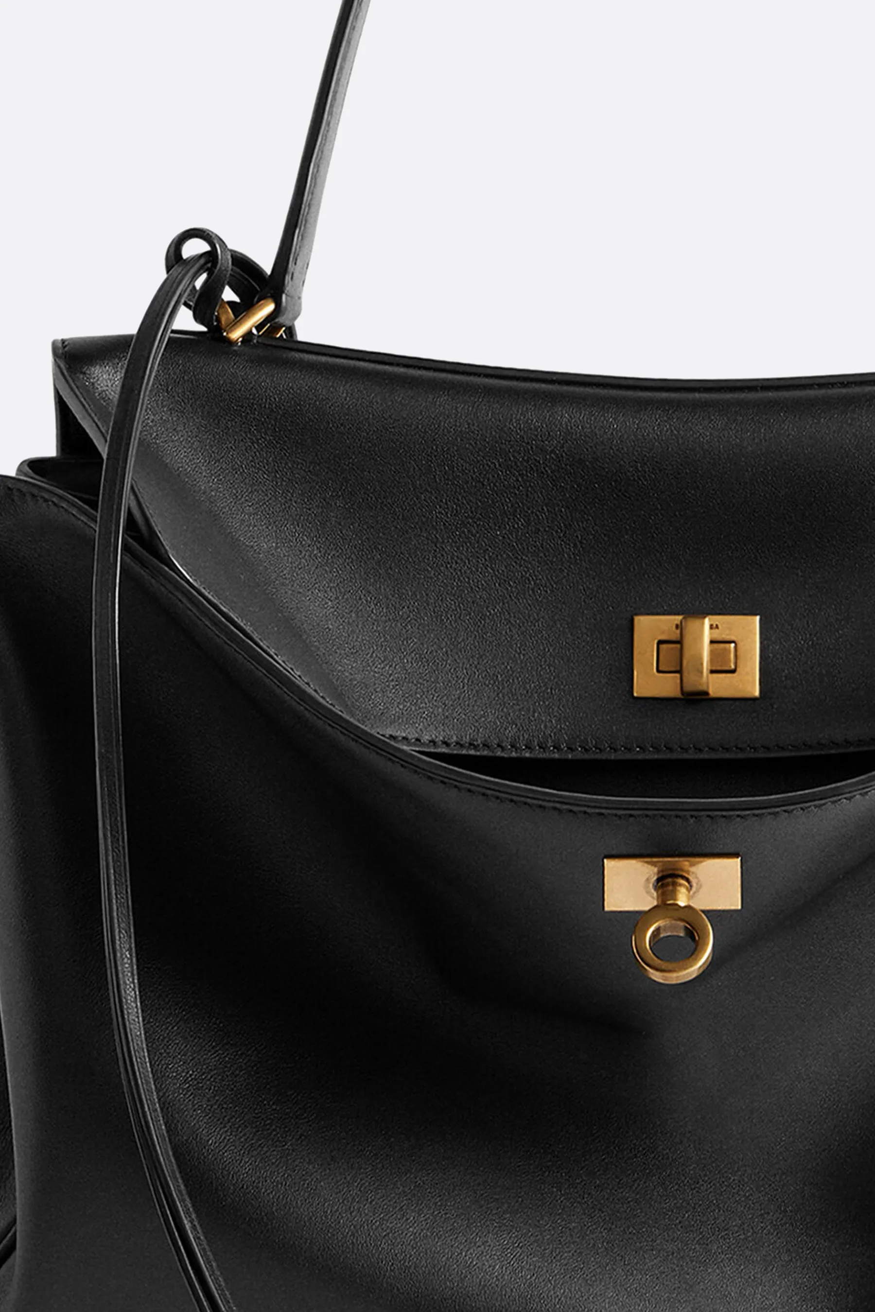 Rodeo medium smooth leather handbag