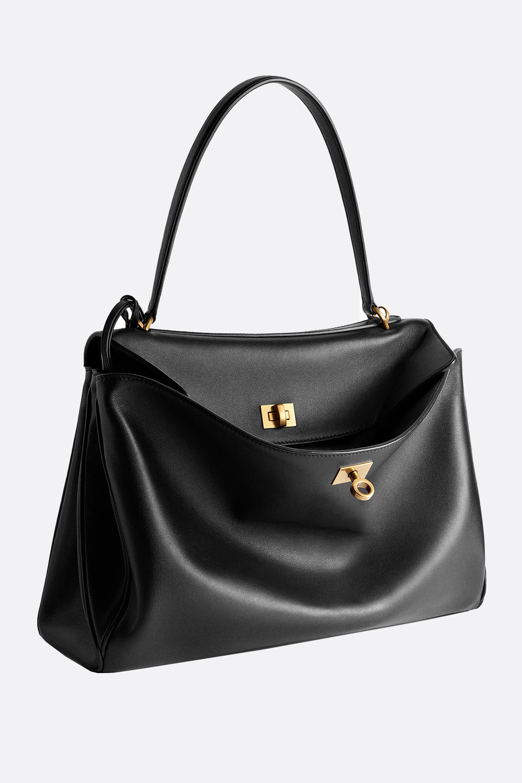 Rodeo medium smooth leather handbag