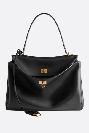 Rodeo medium smooth leather handbag