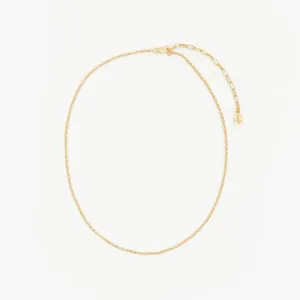 Rolo Chain Necklace (Vintage Gold)