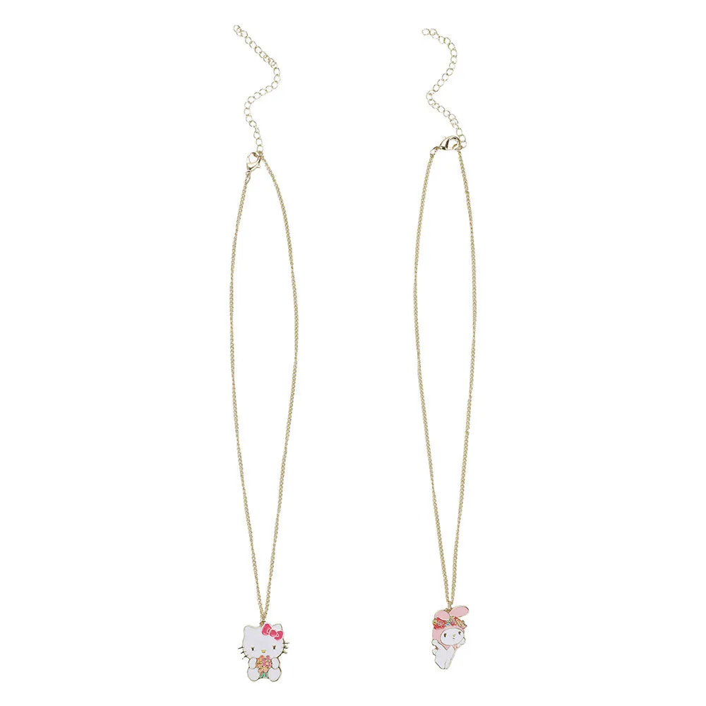 Sanrio Hello Kitty & My Melody Bestie Charm Necklaces