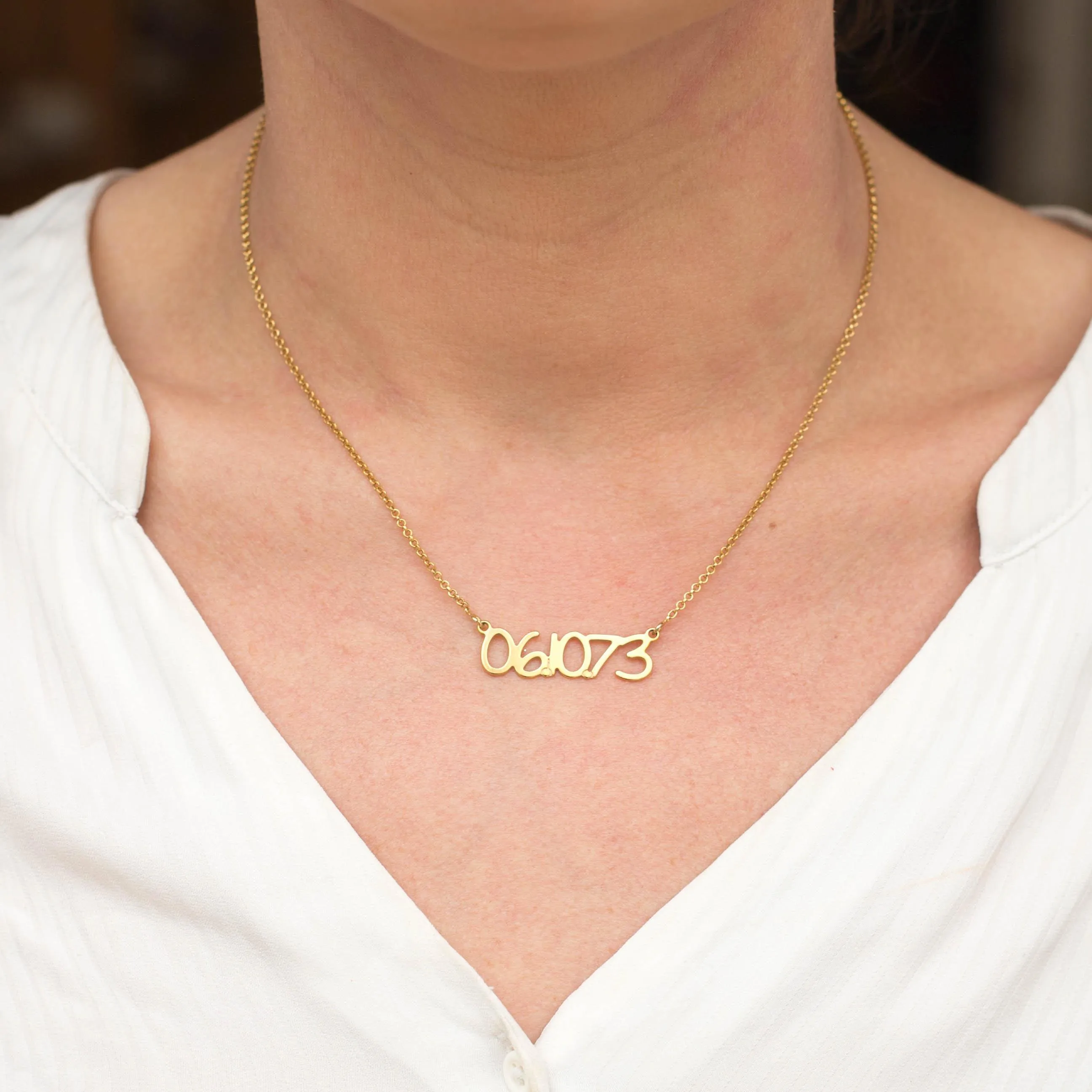 Save the Date Necklace