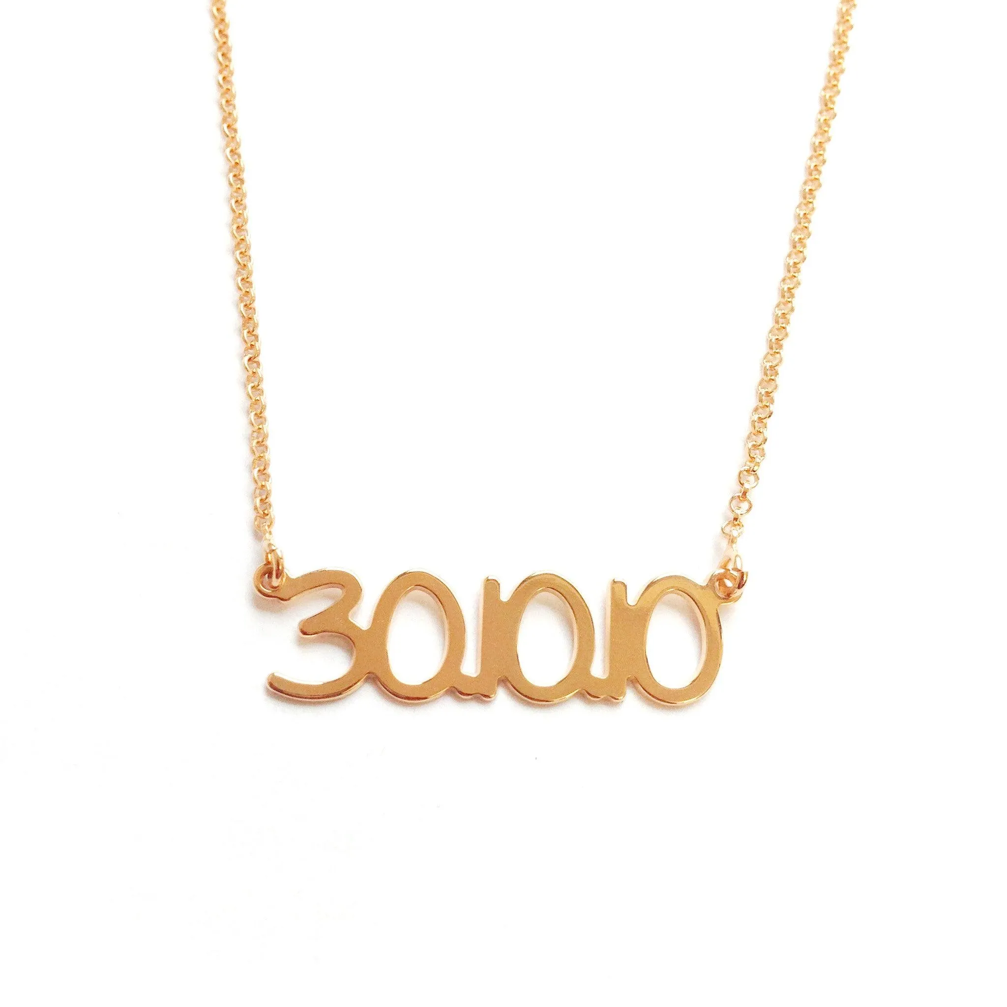Save the Date Necklace