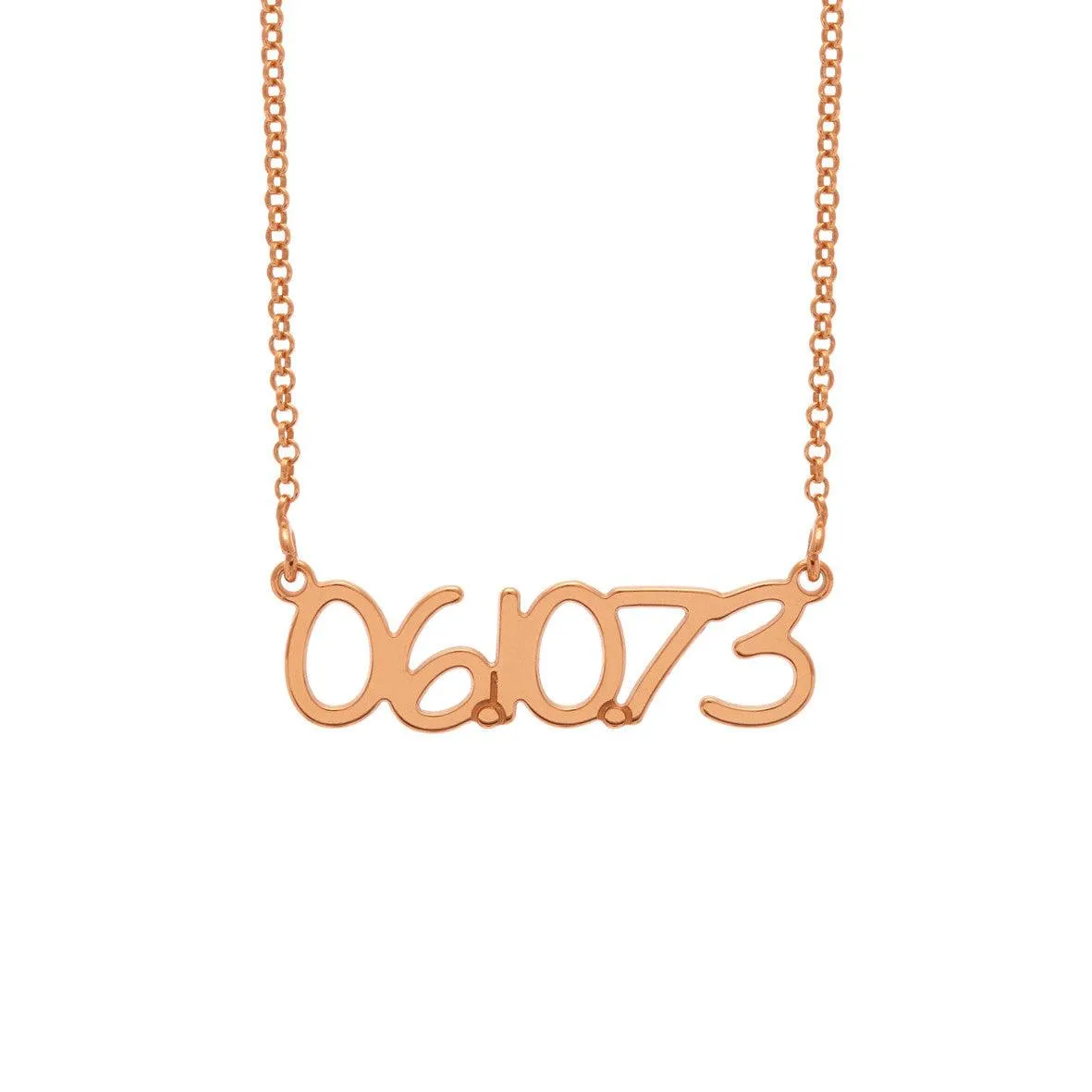 Save the Date Necklace