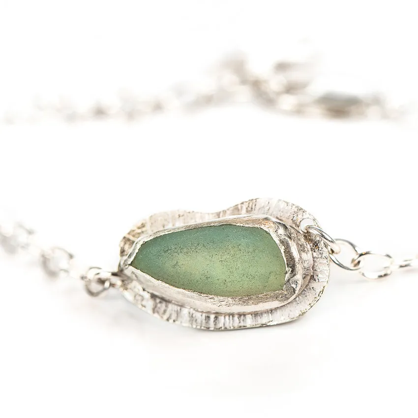 Sea Glass Textured Bracelet