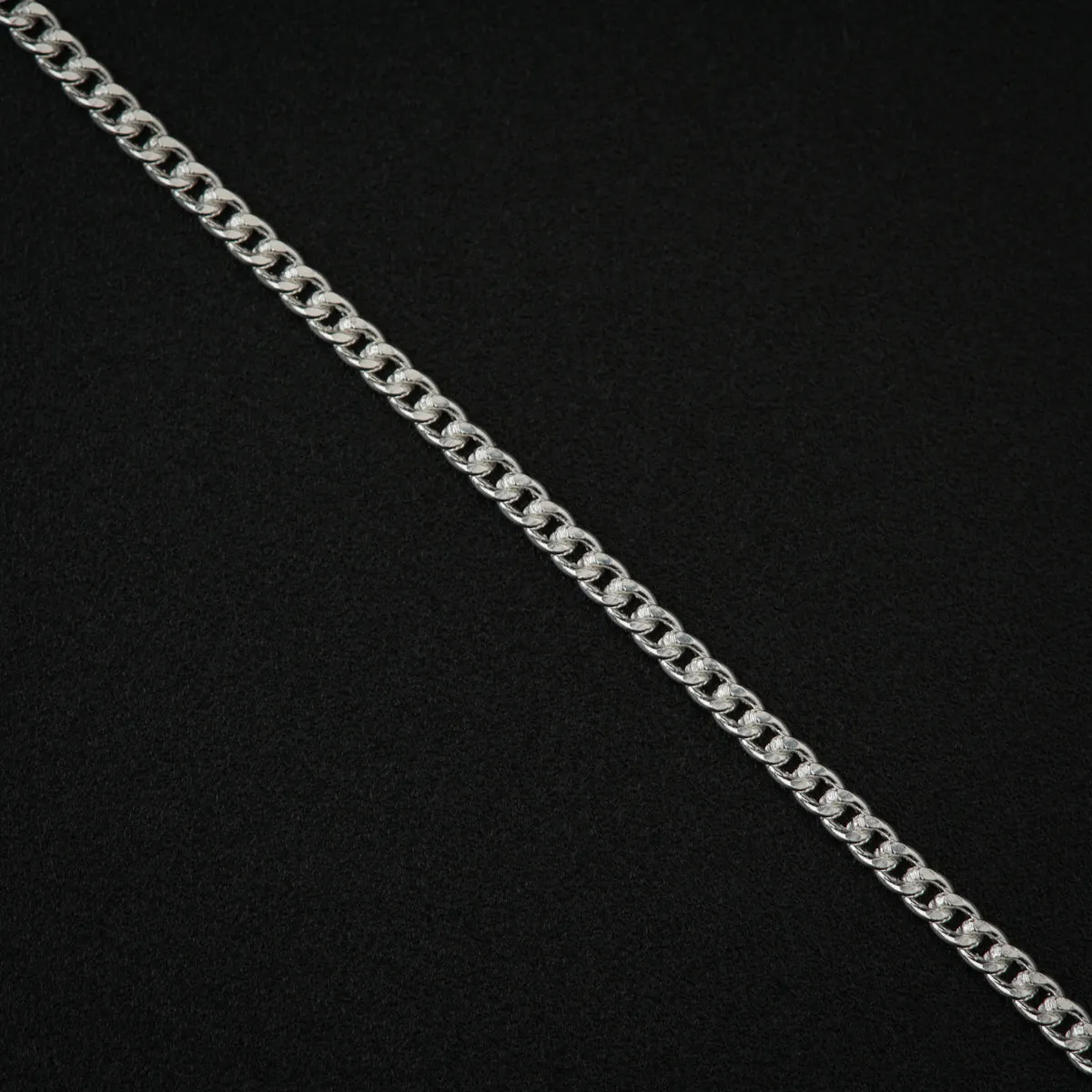 Silver Bead Chain Necklace