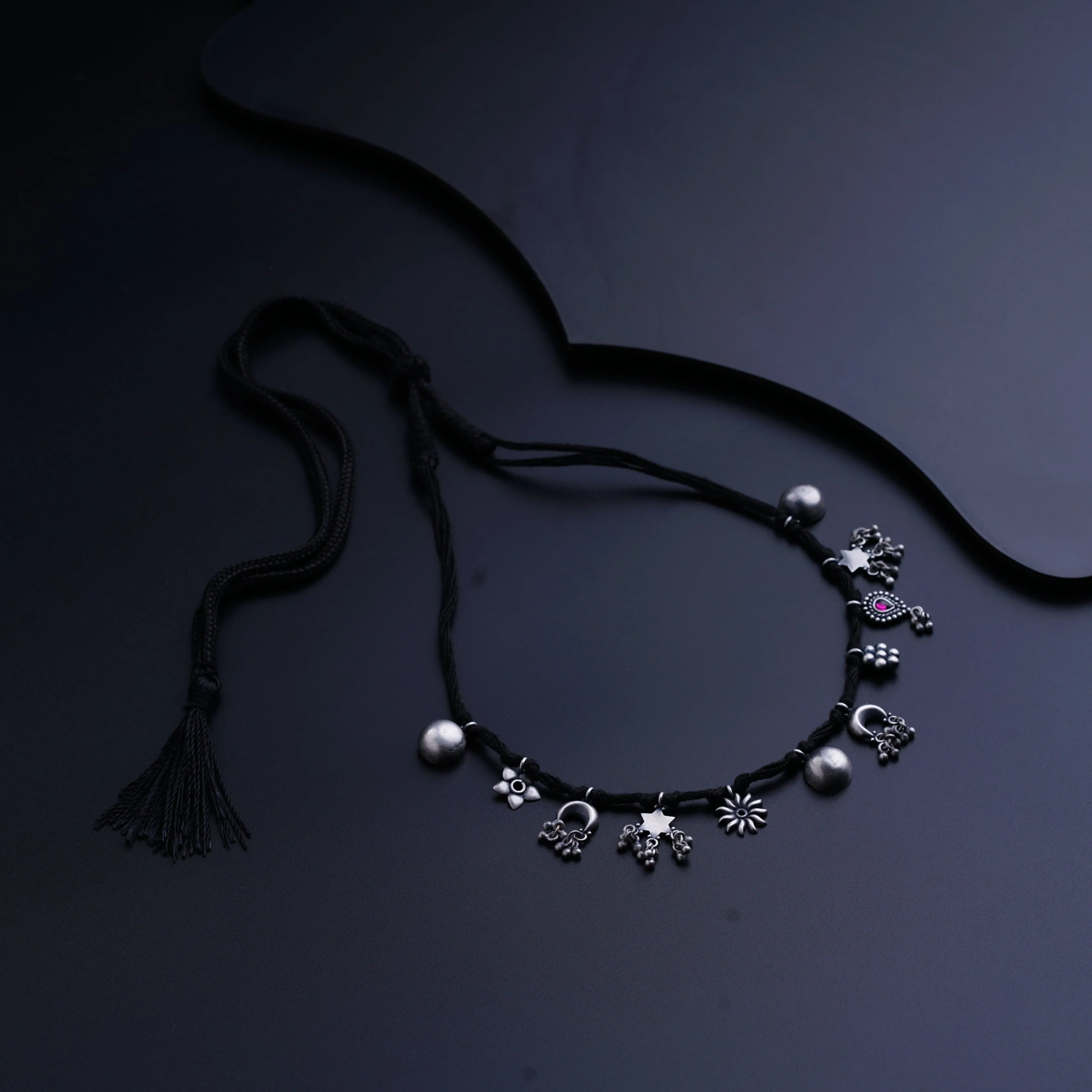 Silver Charms Choker