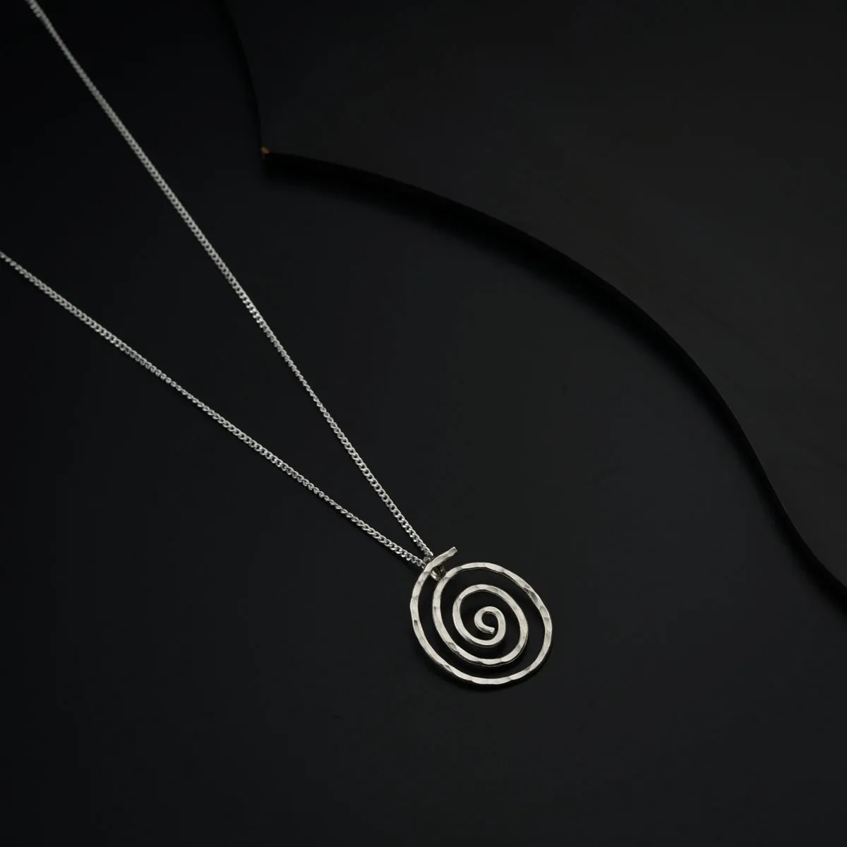 Silver Ripple Necklace