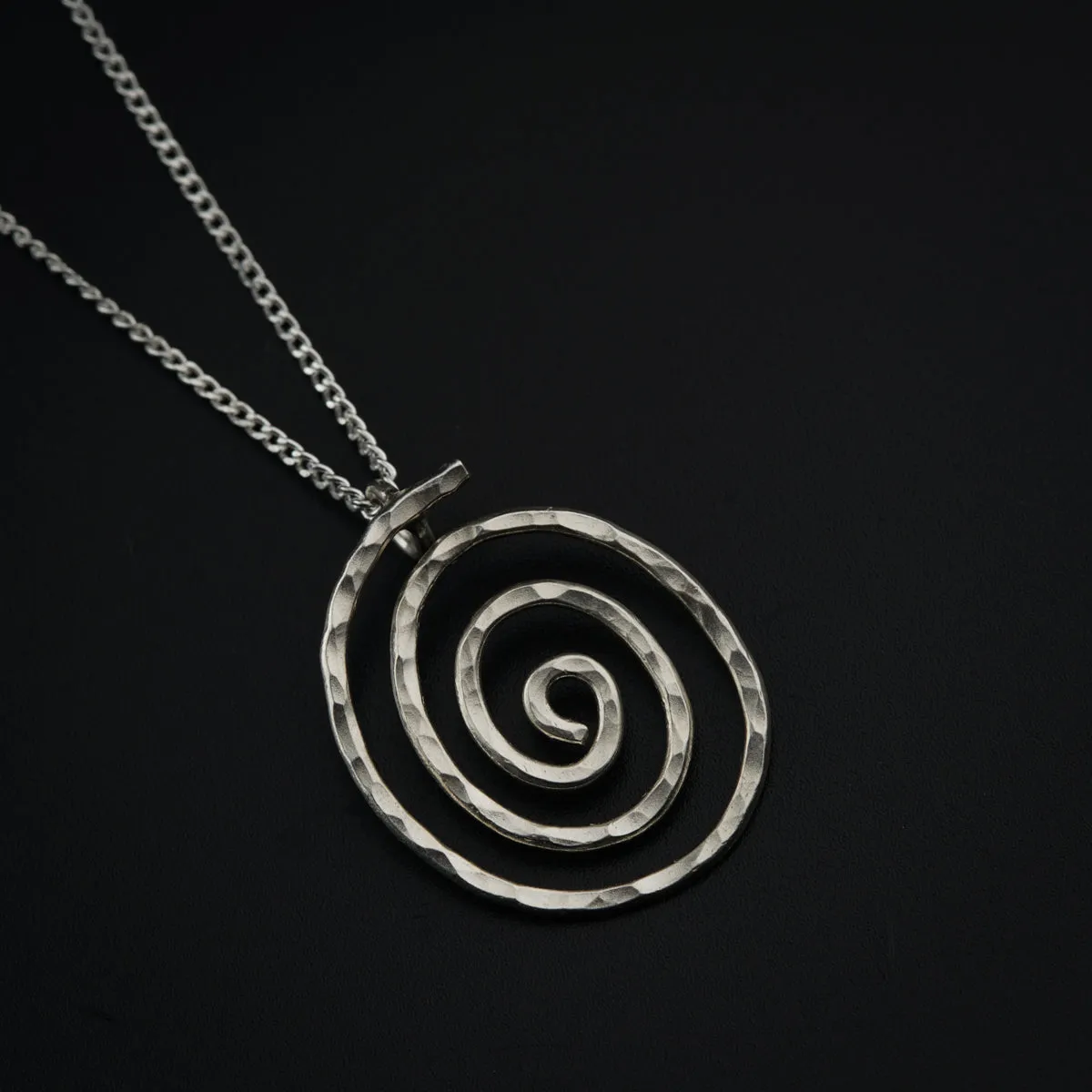 Silver Ripple Necklace