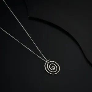 Silver Ripple Necklace