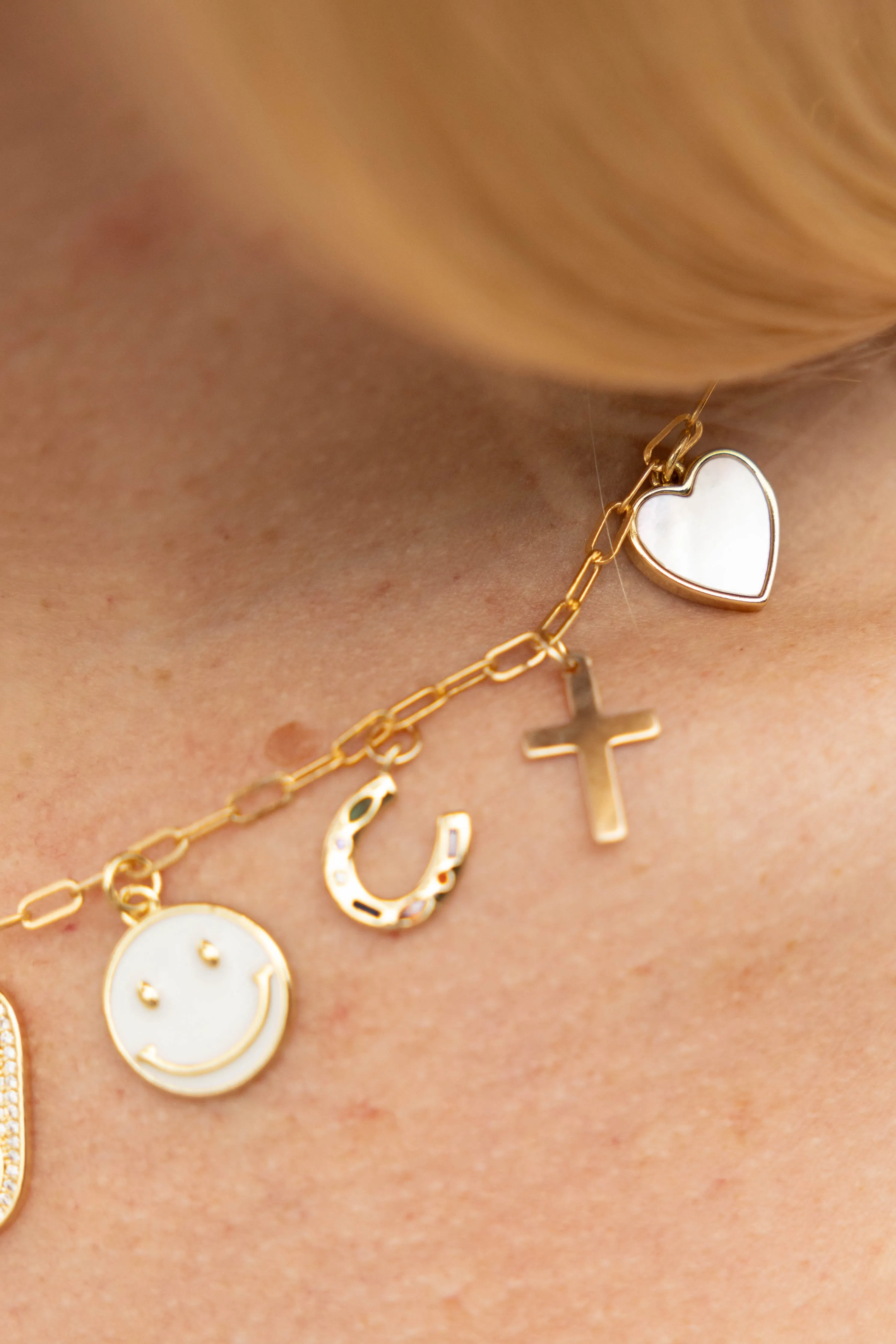 Simple Cross Charm - 14K GF