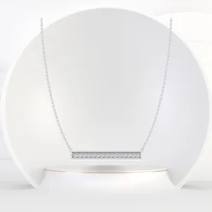 Sophia - 1/3 Carat TW Diamond Bar Pendant Necklace