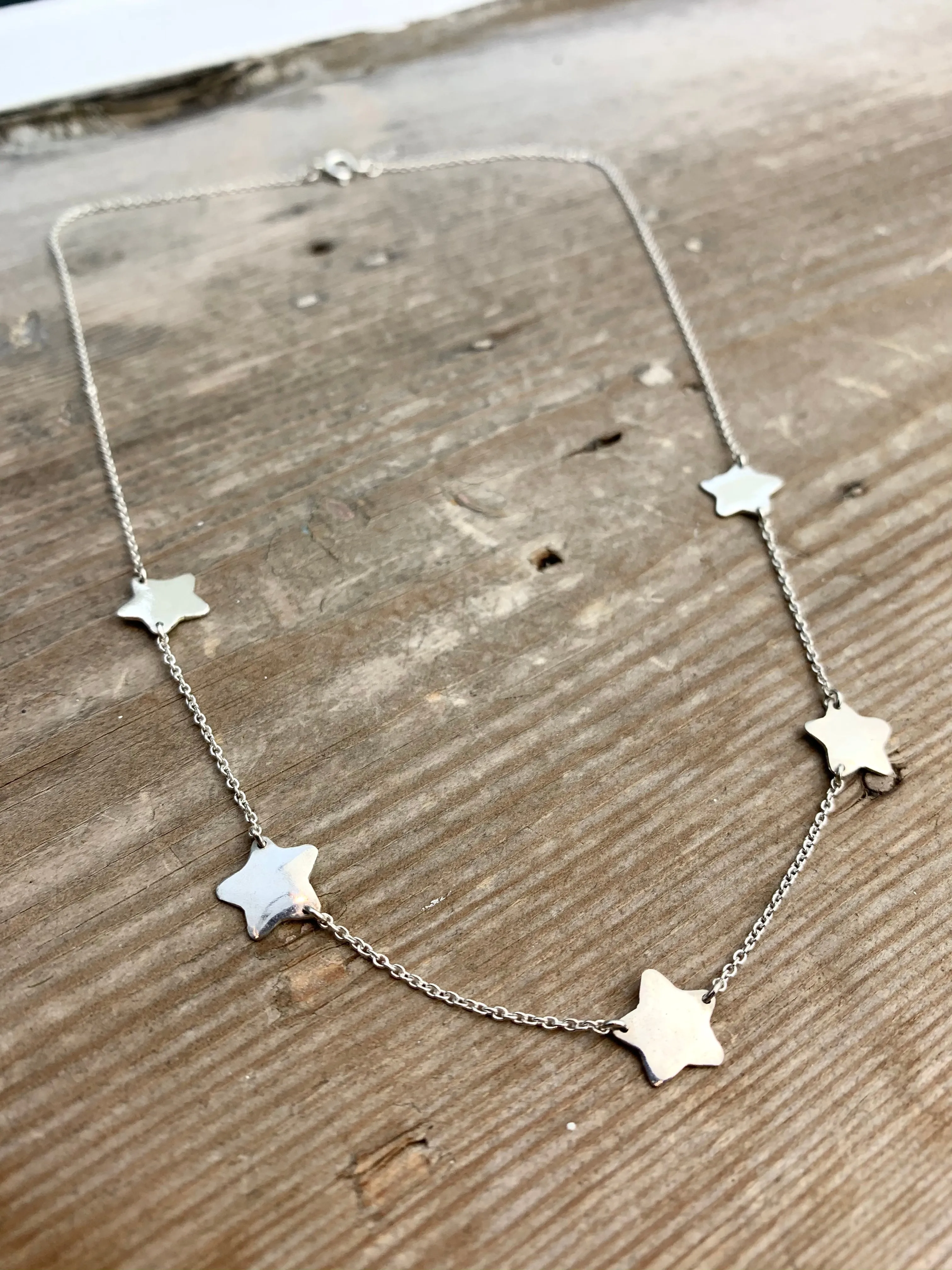 Star Necklace in Silver