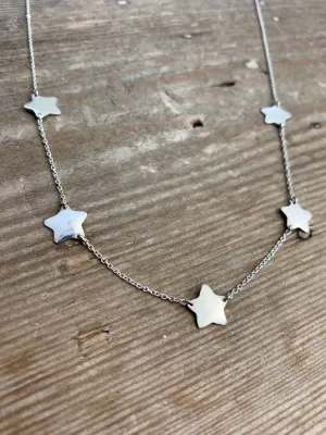 Star Necklace in Silver