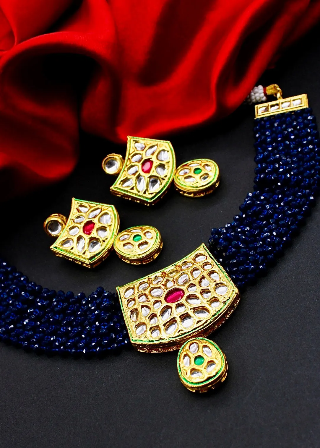 STYLISH KUNDAN NECKLACE