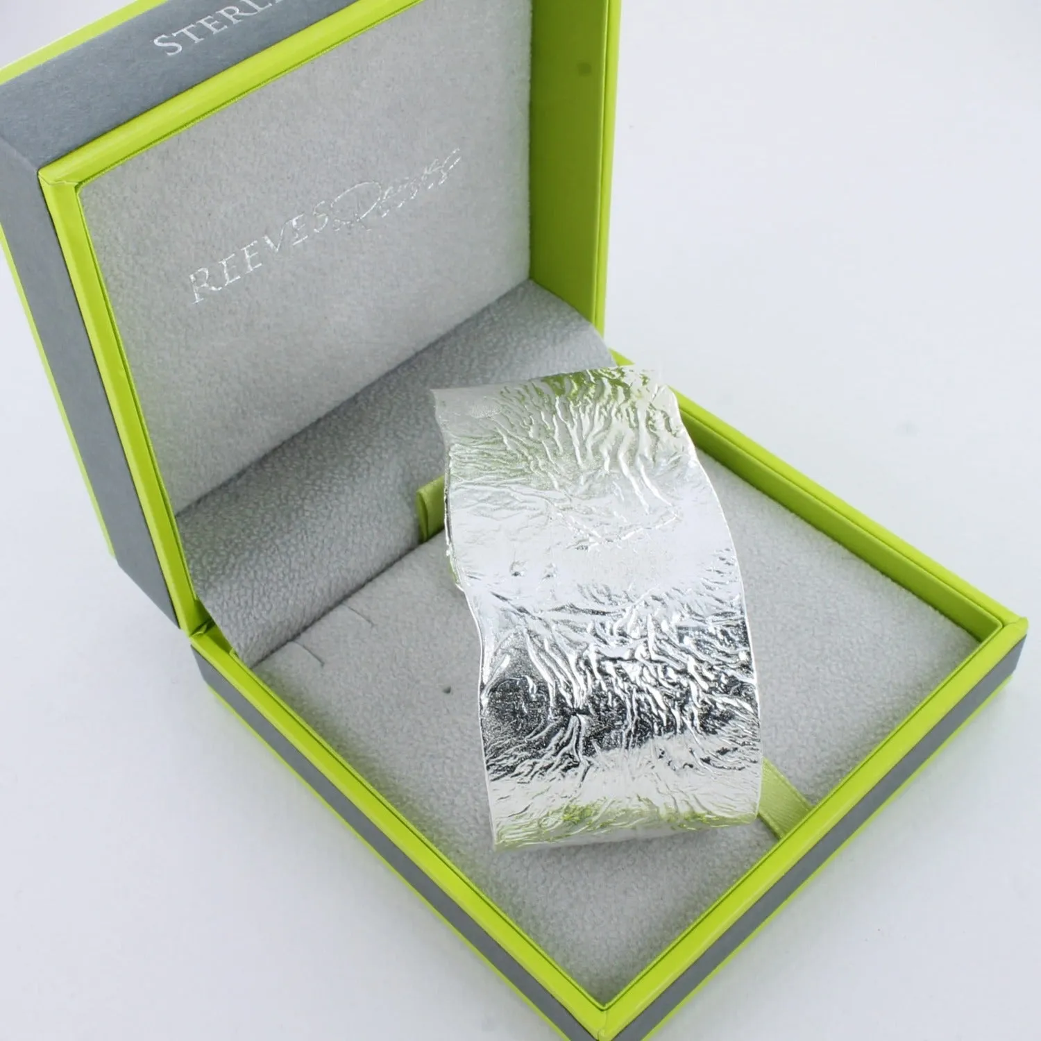 Textured Sterling Silver Cuff