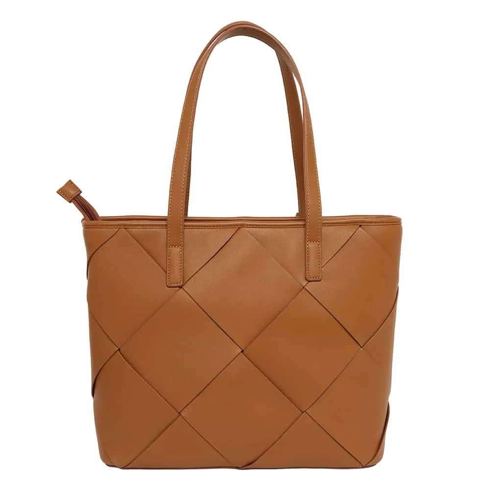 Toga Handbag in Tan Smooth