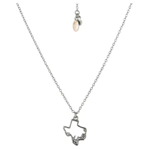 Trenditions Justin Women's Texas Shaped Charm Necklace