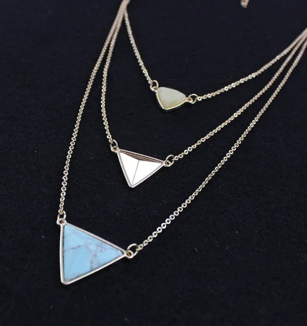 Triangle Layer Necklace