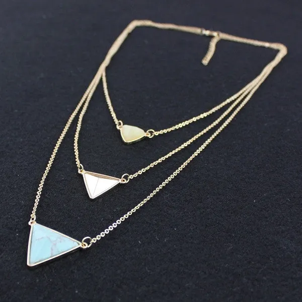 Triangle Layer Necklace