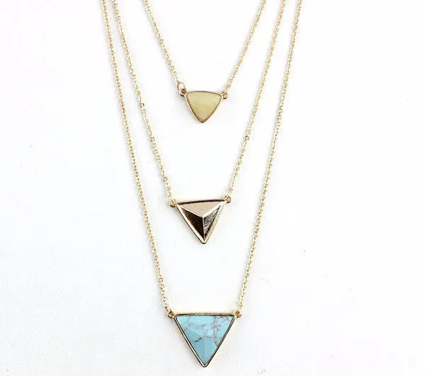 Triangle Layer Necklace