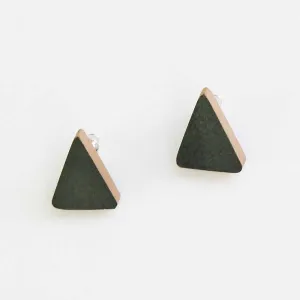 Triangle Wooden Post in Sage Green