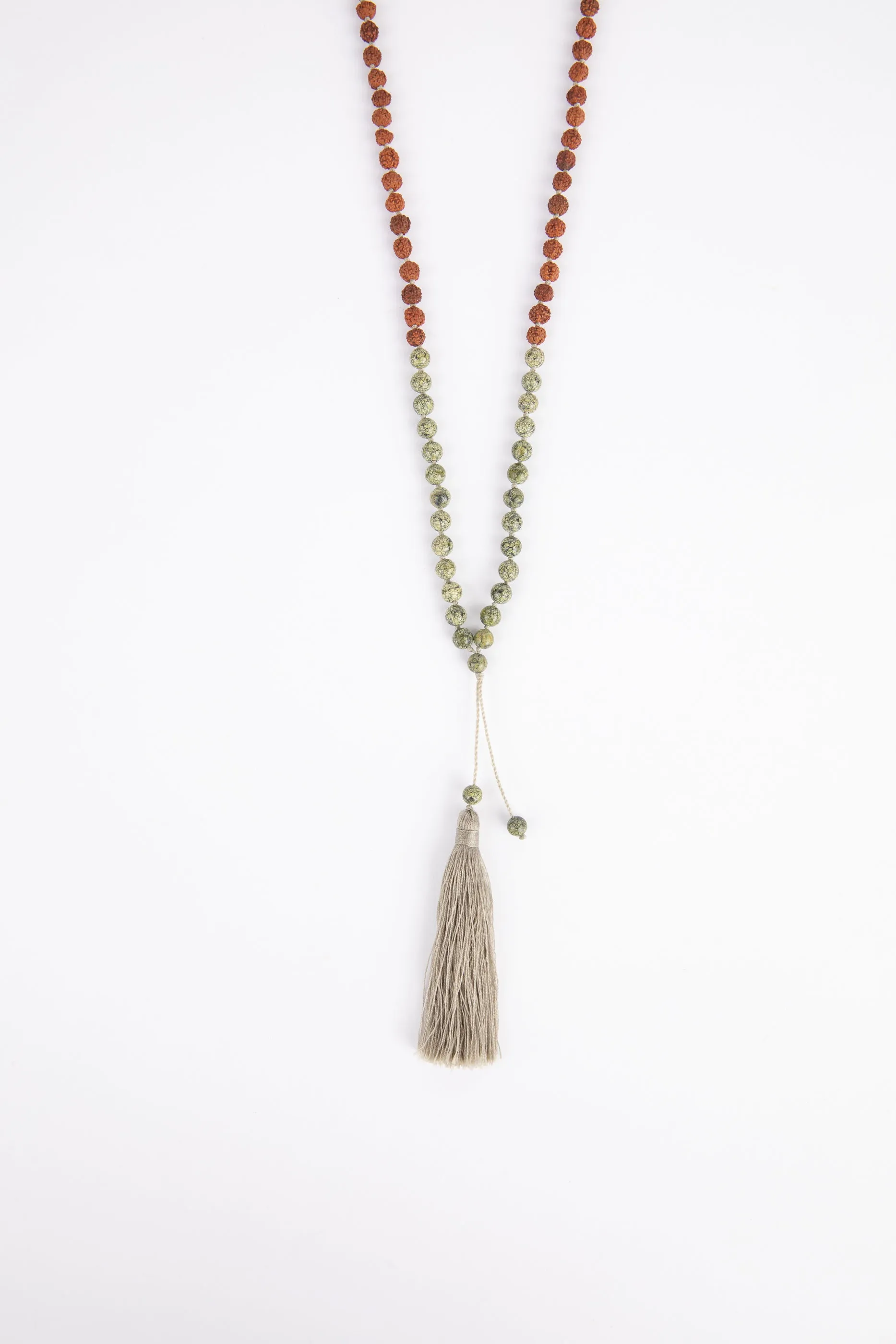 Tully Mala Beads - Sage