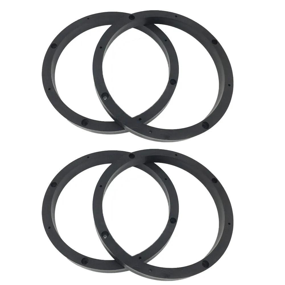 US 1-2Pairs 6.5'' Plastic Speaker Spacer Rings Subwoofer Custom Mounting Adapter