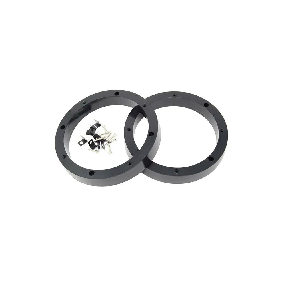 US 1-2Pairs 6.5'' Plastic Speaker Spacer Rings Subwoofer Custom Mounting Adapter