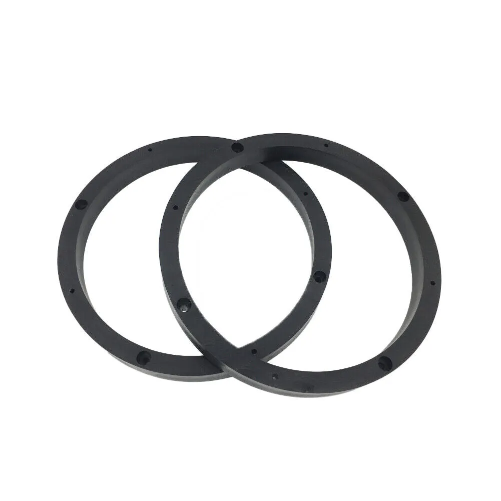 US 1-2Pairs 6.5'' Plastic Speaker Spacer Rings Subwoofer Custom Mounting Adapter