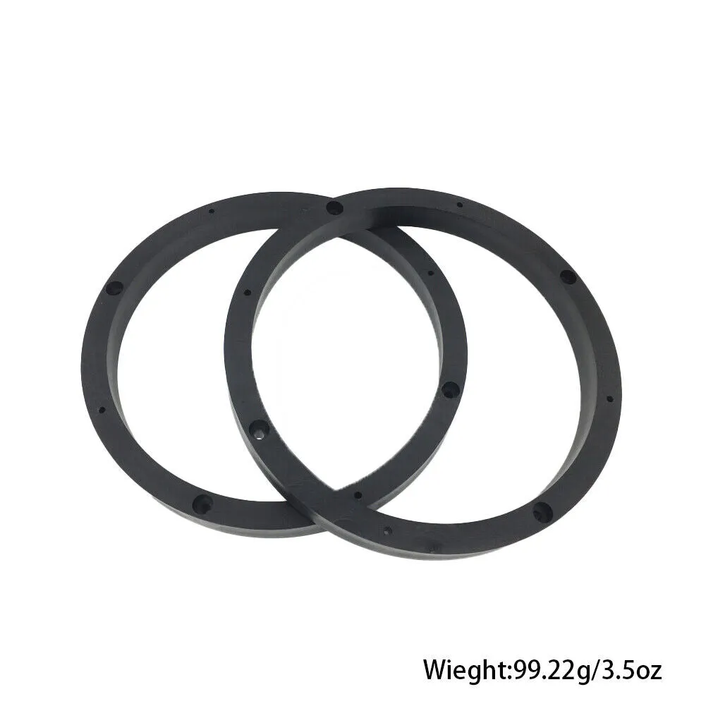 US 1-2Pairs 6.5'' Plastic Speaker Spacer Rings Subwoofer Custom Mounting Adapter
