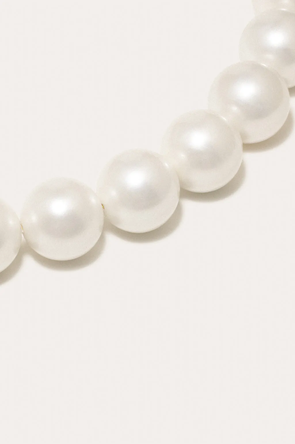 What's the Big Idea? - Pearl and Gold Vermeil Necklace