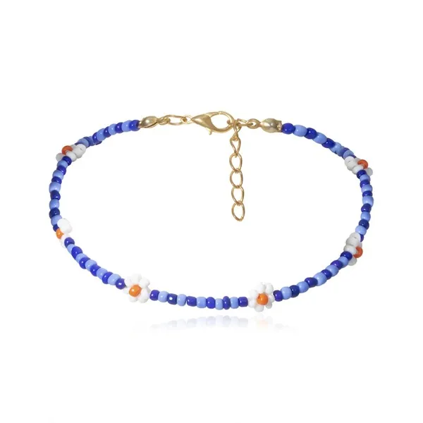 Wholesale color beads handmade flower beads color necklace JDC-NE-KunJ013