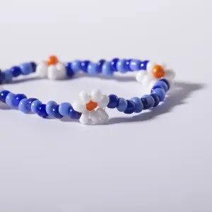 Wholesale color beads handmade flower beads color necklace JDC-NE-KunJ013