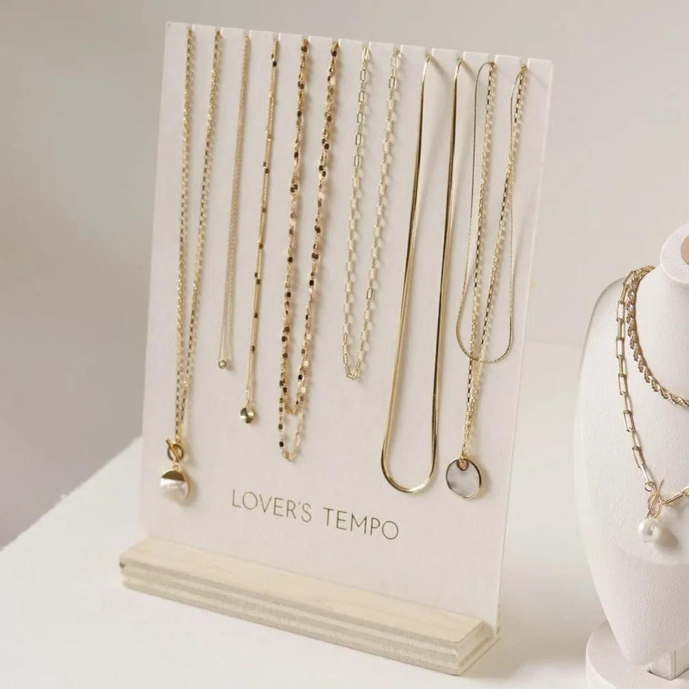 Wholesale Only Wood & Paperboard Necklace Display