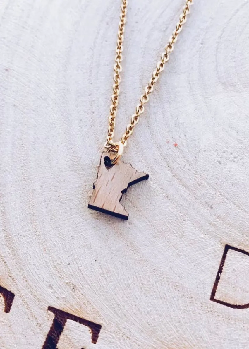 Wood MN Cecelia Necklace