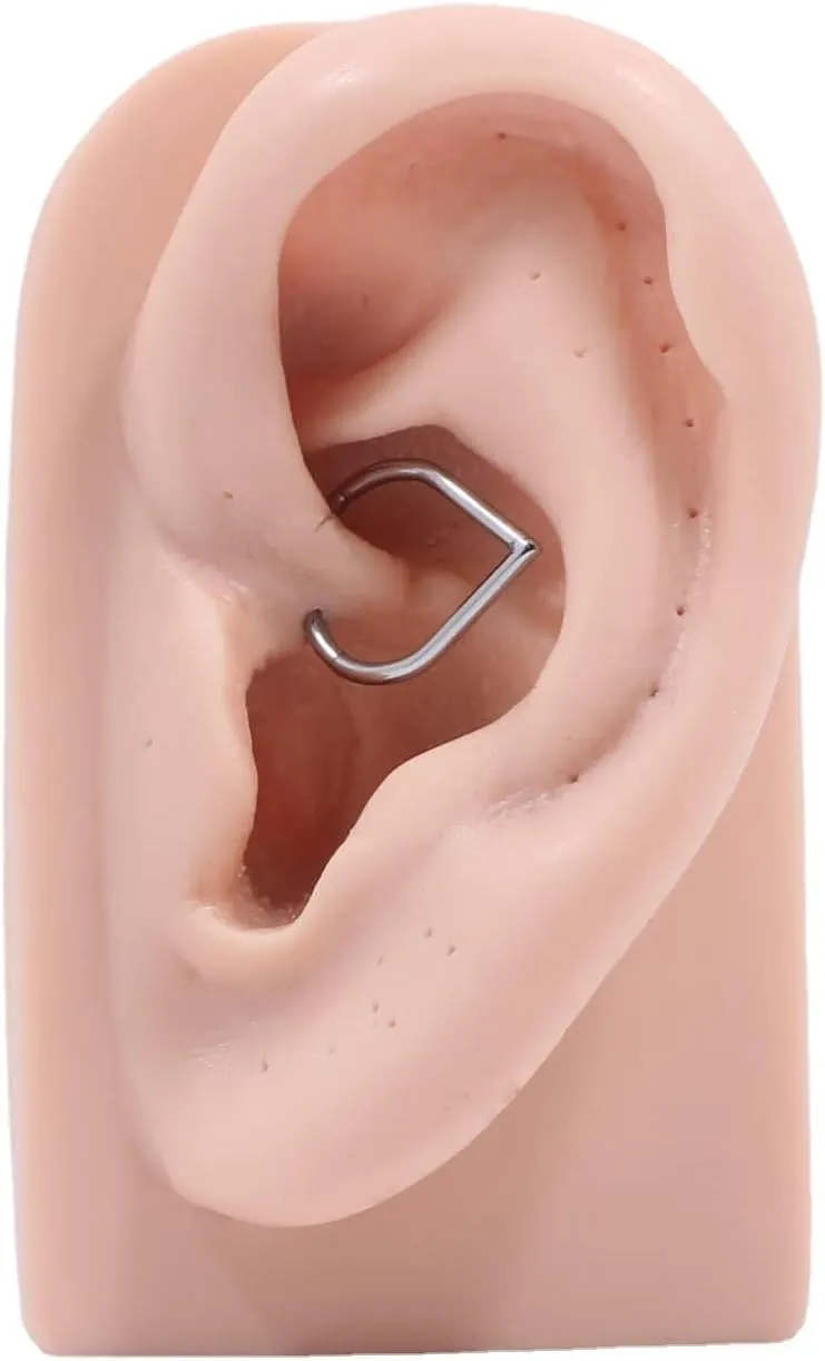 ZMANYIJEW 16G Minimalist Lines Septum Rings Stacked Gold Septum Ring Septums Clicker Nose Ring Piercing for Women Men